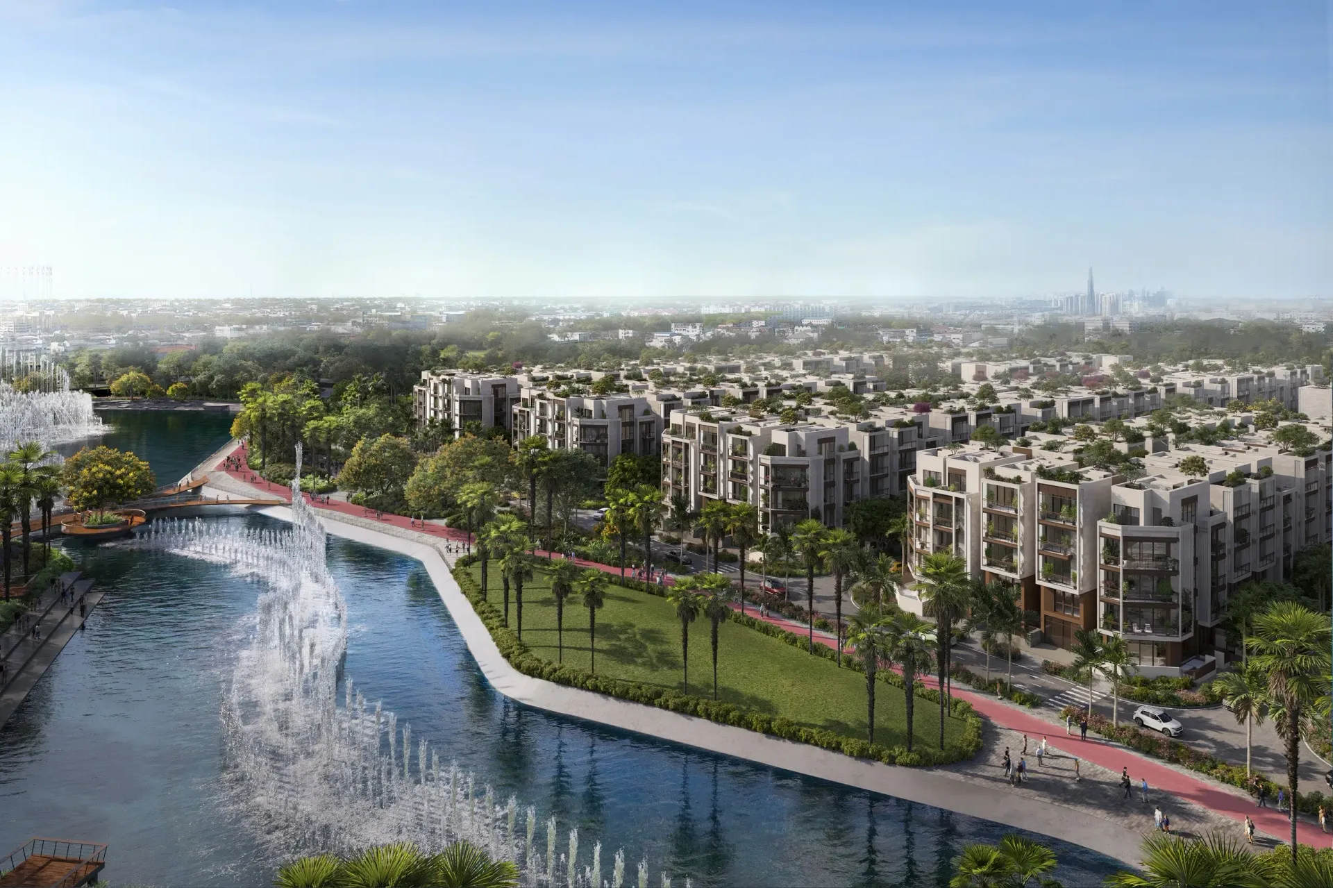 Công viên mặt nước và nhạc nước tại Sola Villa