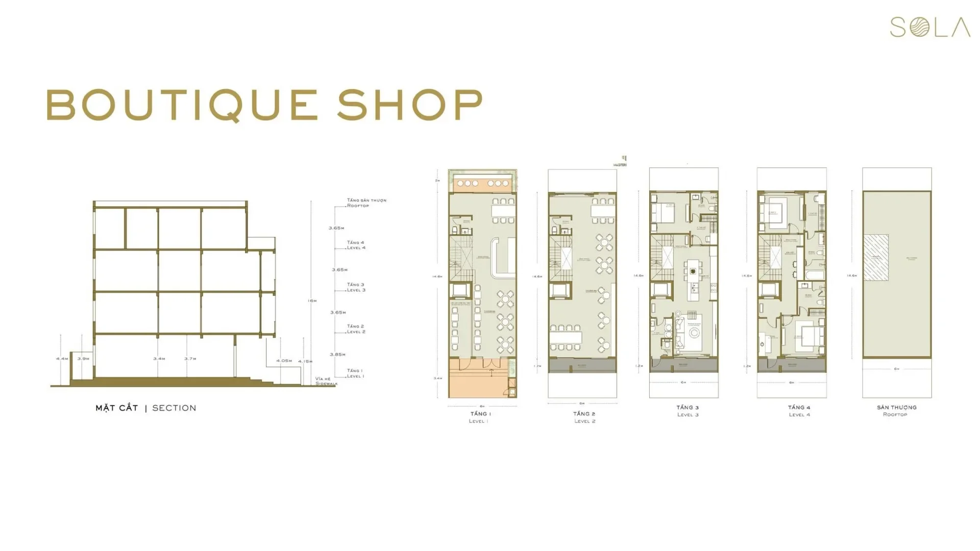 Layout Boutique Shophouse Sola Villa