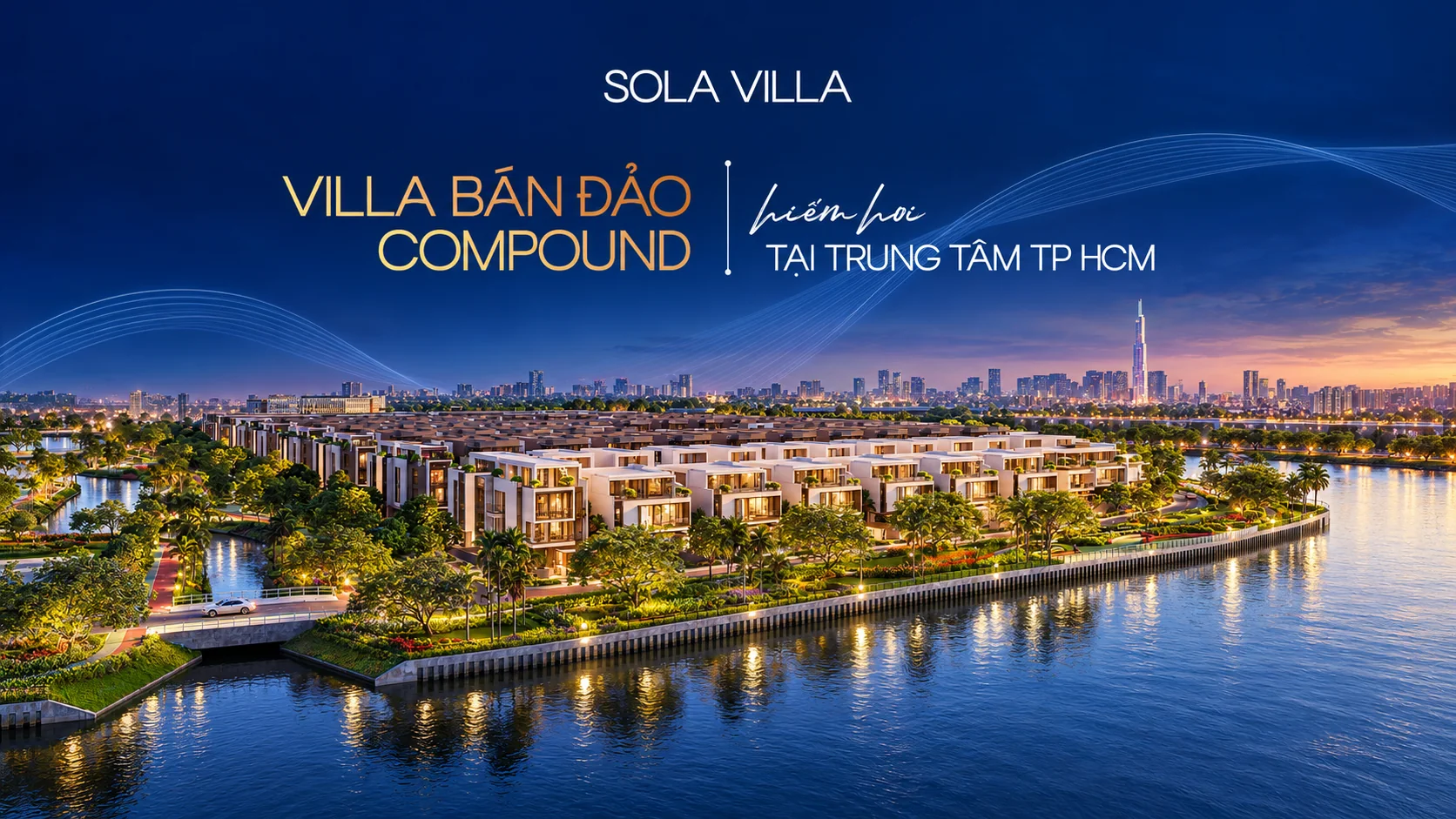 Sola Villa bán đảo compound tại The Global City